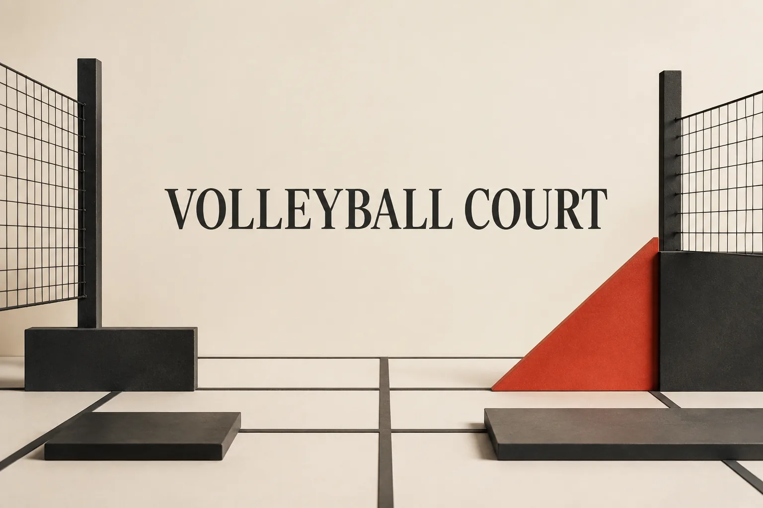 バーレーン戦は何の試合？男子バレー日本代表の結果と大会の見方의 VOLLEYBALL COURT 관련 대표 이미지