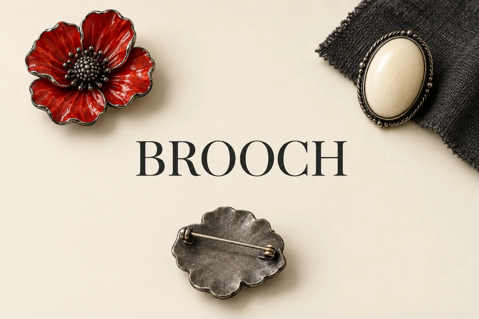 ブローチは左胸が正解？左右より先に見る、服の支えと素材の扱い의 BROOCH 관련 대표 이미지