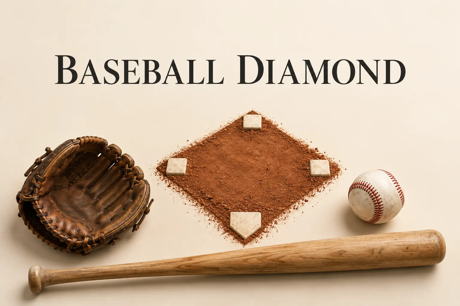 マーリンズ対ドジャースは6―2、タッカーの満塁弾と日付の見分け方의 BASEBALL DIAMOND 관련 대표 이미지