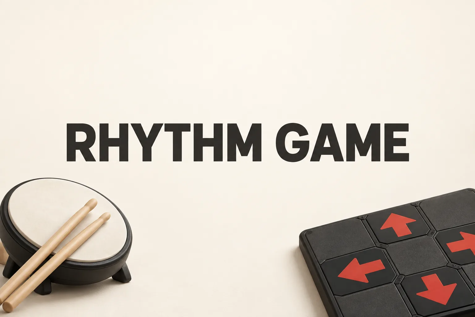 「リズム天国する！」の前に、ひとり用と4人用の違いを確認의 RHYTHM GAME 관련 대표 이미지