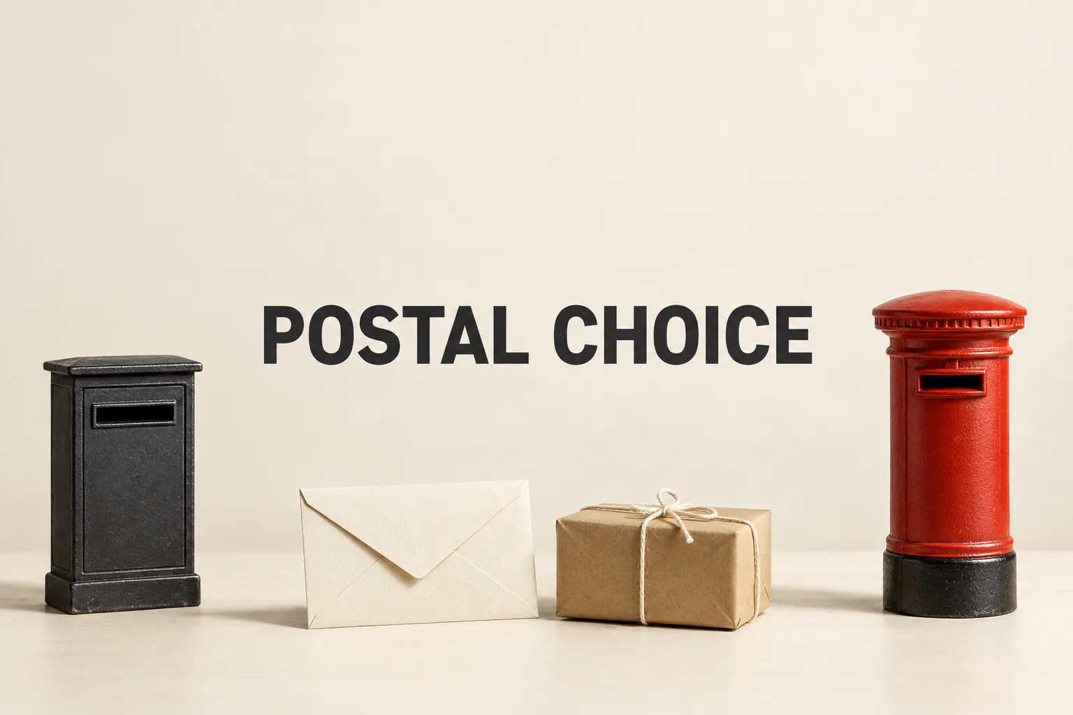 レターパックは何を基準に選ぶ？追跡・厚さ・受け渡しを切り分ける의 POSTAL CHOICE 관련 대표 이미지