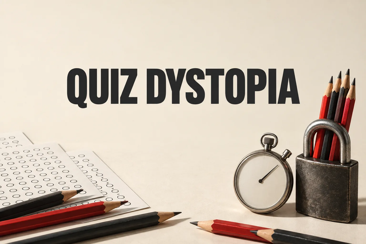 『国民クイズ』ティーザー予告編をどう見る？ 勝敗が国家を動かす世界의 QUIZ DYSTOPIA 관련 대표 이미지