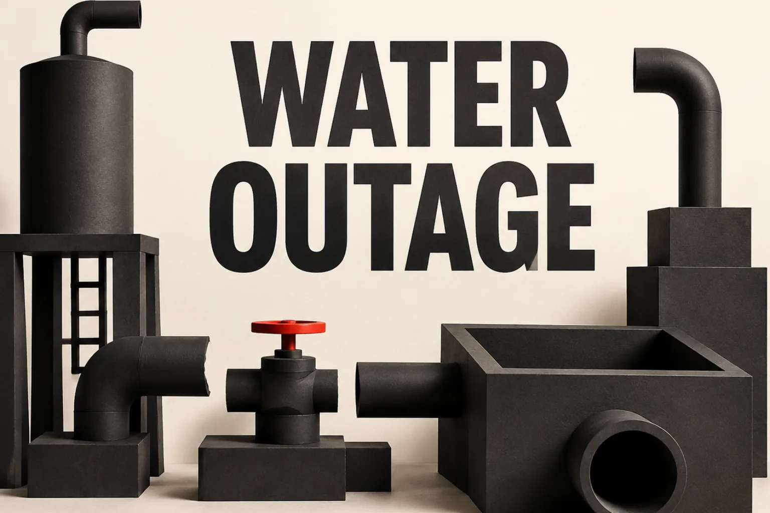 笛吹市の断水情報を確認したメモ의 WATER OUTAGE 관련 대표 이미지