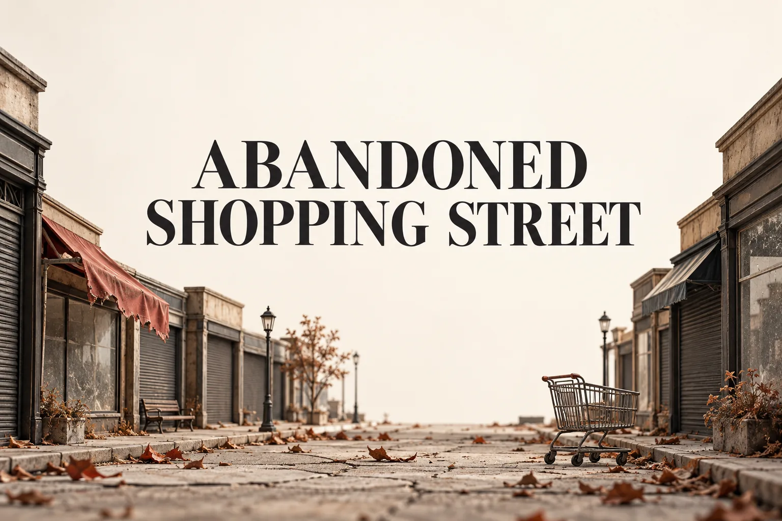 絶対に行ってはいけない「商店街」が舞台のホラーゲーム『奥ヶ淵商店街』의 ABANDONED SHOPPING STREET 관련 대표 이미지