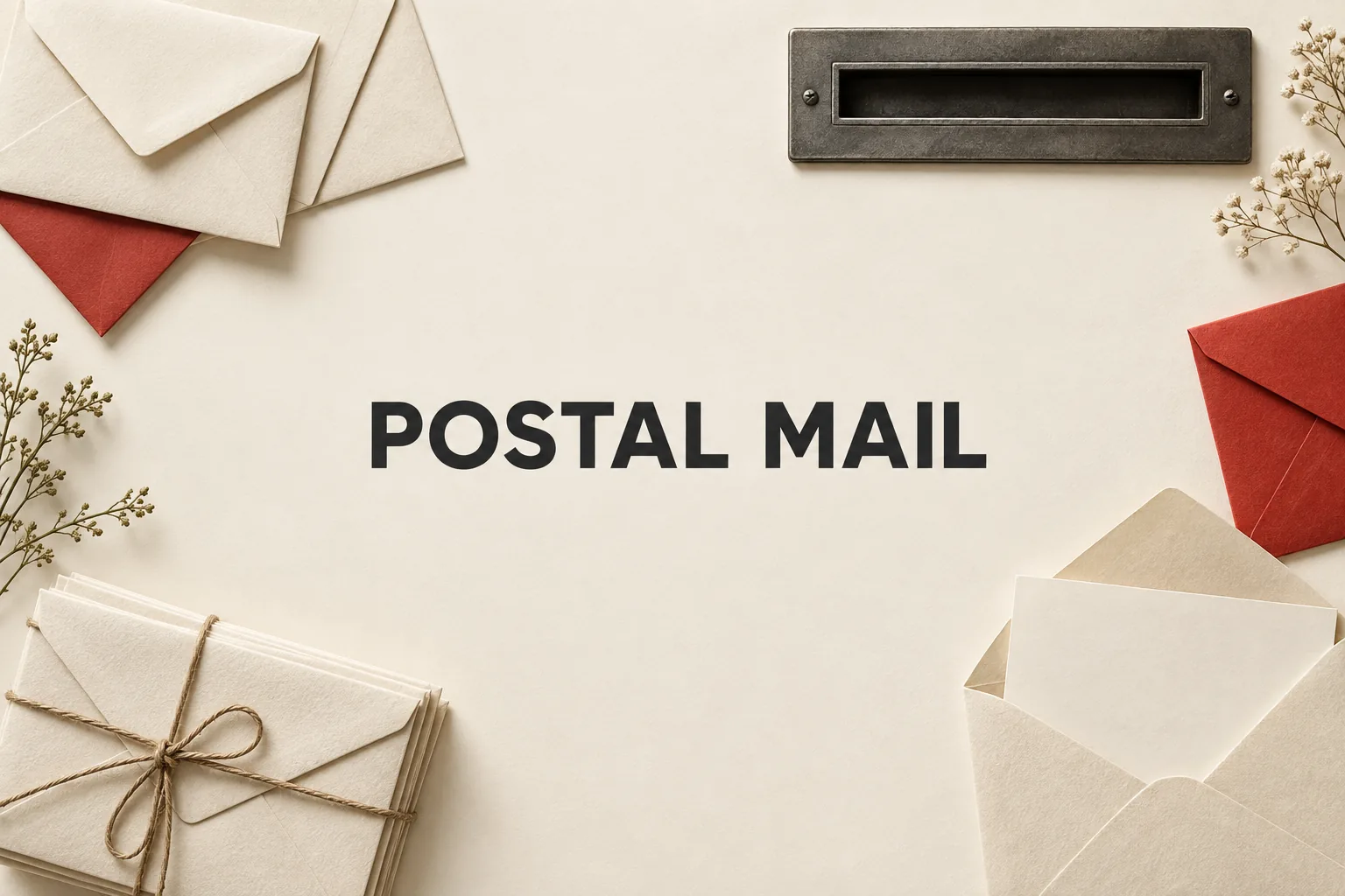 郵便は料金だけで選ばない：送る前に確認したい3つの条件의 POSTAL MAIL 관련 대표 이미지
